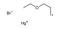 (3-ethoxypropyl)mercury bromide Structure