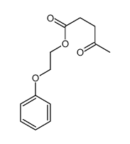 2-phenoxyethyl 4-oxopentanoate Structure
