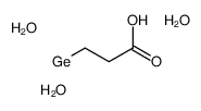 2-carboxyethylgermanium,trihydrate结构式