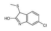 6-chloro-3-methylsulfanyl-1,3-dihydroindol-2-one Structure
