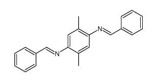 N-[4-(benzylideneamino)-2,5-dimethylphenyl]-1-phenylmethanimine Structure