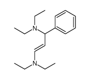 N,N,N',N'-tetraethyl-3-phenylprop-1-ene-1,3-diamine Structure