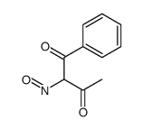 2-nitroso-1-phenylbutane-1,3-dione Structure