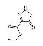 ethyl 4-oxo-1,5-dihydropyrazole-3-carboxylate结构式