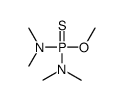 N-[dimethylamino(methoxy)phosphinothioyl]-N-methylmethanamine Structure