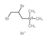 1-Propanaminium,2,3-dibromo-N,N,N-trimethyl-, bromide (1:1) Structure