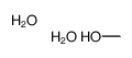 methanol,dihydrate Structure
