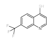 7-三氟甲基-4-硫醇喹啉结构式