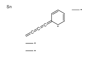 triethyl(4-phenylbut-1-en-3-yn-2-yl)stannane结构式