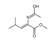 methyl 2-acetamido-4-methylpent-2-enoate Structure
