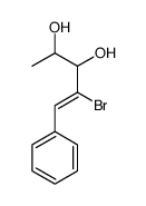 4-bromo-5-phenylpent-4-ene-2,3-diol结构式