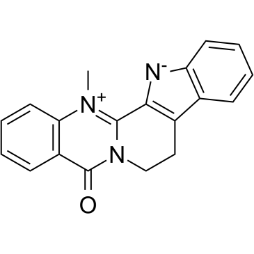 Dehydroevodiamine structure