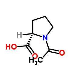 N-乙酰-L-脯氨酸结构式