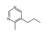 Pyrimidine, 4-methyl-5-propyl- (9CI)结构式