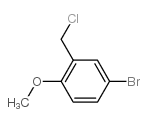 4-溴-2-氯甲基-1-甲氧基苯结构式