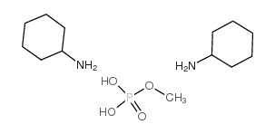 磷酸单甲酯双(环己基铵)盐结构式