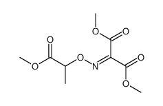 dimethyl ester of (O-α-methoxycarbonylethyl)isonitrosomalonic acid Structure