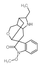 {Spiro[3H-indole-3,7(6H)-[3,} {6]methano[1H]oxepino[4,3-b]pyrrol]-2(1H)-one,} 2-ethyl-2,3,3a, 4,8,8a-hexahydro-1-methoxy- Structure