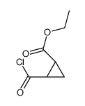 ethyl (1S,2R)-2-(chlorocarbonyl)cyclopropane-1-carboxylate Structure