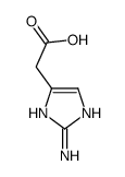 (2-氨基-1H-咪唑-4-基)-乙酸结构式