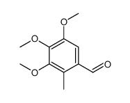 3,4,5-trimethoxy-2-methylbenzaldehyde Structure