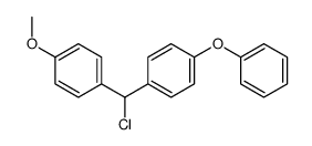1-[chloro-(4-methoxyphenyl)methyl]-4-phenoxybenzene Structure