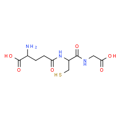 Glycine, N-(N-DL-γ-glutamyl-DL-cysteinyl)-结构式
