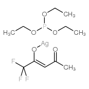 三乙氧基膦(三氟乙酰丙酮)银(I)结构式
