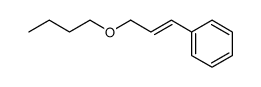 (E)-(3-butoxyprop-1-en-1-yl)benzene结构式