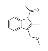 N-acetyl-2-methyl-3-methoxymethylindole Structure