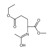 5-O-ethyl 1-O-methyl (2S)-2-acetamidopentanedioate结构式