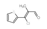 3-chloro-3-(2-thienyl)methacrylaldehyde结构式