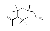 cis-1,3,3,5,5-pentamethyl-4-(1-methylethenyl)cyclohexan-1-ol formate Structure