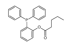 (2-diphenylphosphanylphenyl) pentanoate结构式