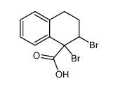 1,2-dibromo-1,2,3,4-tetrahydro-[1]naphthoic acid Structure