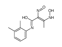 N-(2,3-dimethylphenyl)-3-(hydroxyamino)-2-nitrosobut-2-enamide Structure