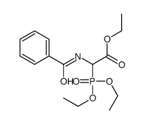 ethyl 2-benzamido-2-diethoxyphosphorylacetate Structure