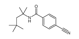 4-cyano-N-(2,4,4-trimethylpentan-2-yl)benzamide结构式
