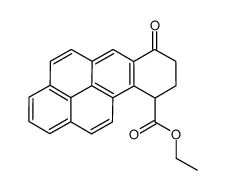 ethyl 7-oxo-9,10-dihydro-8H-benzo[a]pyrene-10-carboxylate结构式
