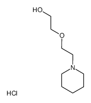 2-(2-piperidino-ethoxy)-ethanol, hydrochloride结构式