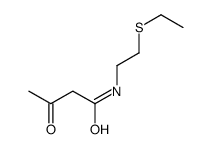 N-(2-ethylsulfanylethyl)-3-oxobutanamide Structure