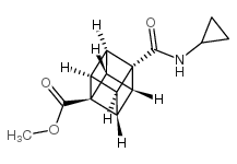 4-(N-环丙氨基羰基)立方烷羧酸甲酯结构式