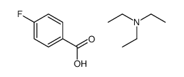 N,N-diethylethanamine,4-fluorobenzoic acid Structure