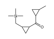 (2-methylcyclopropyl)-[2-(trimethylsilylmethyl)cyclopropyl]methanone Structure