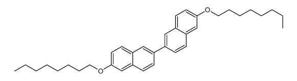2-octoxy-6-(6-octoxynaphthalen-2-yl)naphthalene Structure