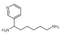 1-吡啶-3-己烷-1,6-二胺结构式