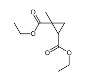 diethyl 1-methylcyclopropane-1,2-dicarboxylate结构式