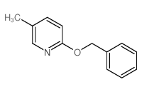 5-甲基-2-(苯基甲氧基)吡啶结构式