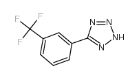 5-[3-(三氟甲基)苯基]-2H-四唑结构式
