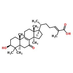 7-Oxo-ganoderic acid Z结构式